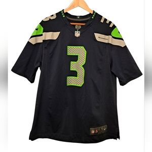 Mens Seattle Seahawks Russell Wilson #3 Nike Game Player Jersey